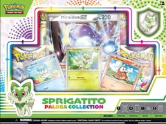 Pokemon Paldea Collection Pin Box - Sprigatito (MIRAIDON EX JUMBO CARD)